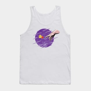 Crossminton is a divine creation! - Purple design Tank Top